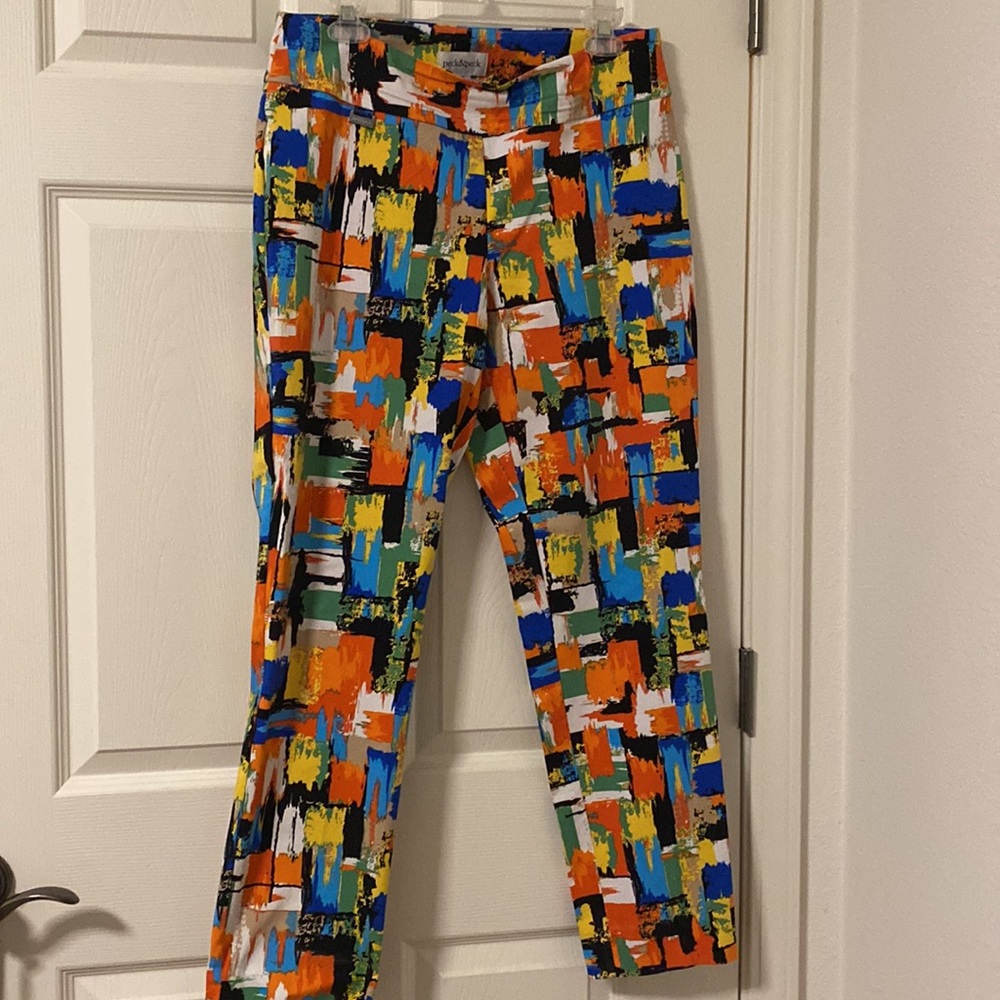 Peck & peck Colorful ankle pants